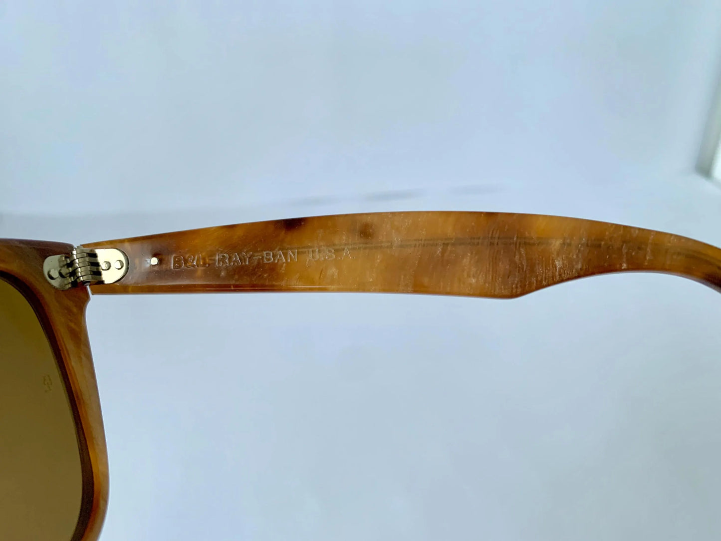 Ray Ban B&L USA vintage sunglasses - Wayfarer II Blonde Frost limited edition
