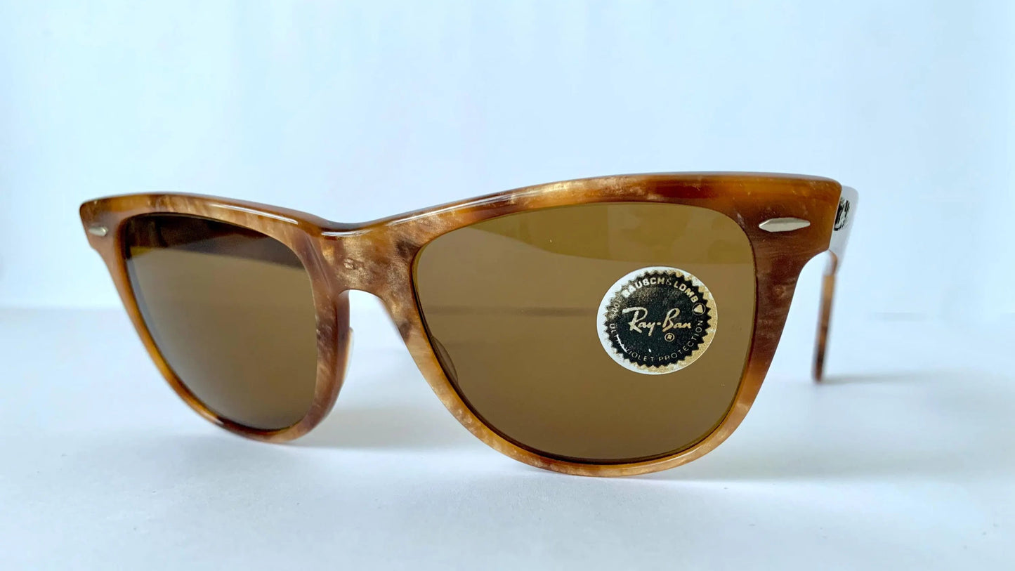 Ray Ban B&L USA vintage sunglasses - Wayfarer II Blonde Frost limited edition