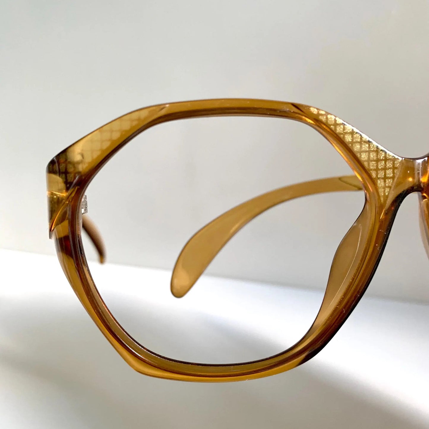 Christian Dior Vintage glasses - 2178 yellow acetate 80s frames