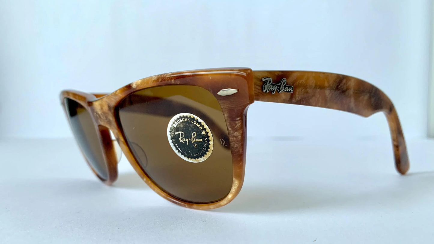 Ray Ban B&L USA vintage sunglasses - Wayfarer II Blonde Frost limited edition