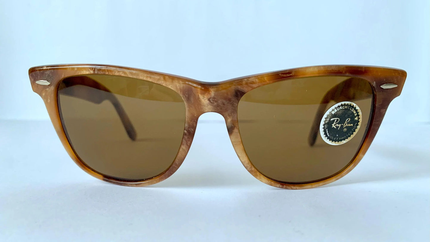 Ray Ban B&L USA vintage sunglasses - Wayfarer II Blonde Frost limited edition