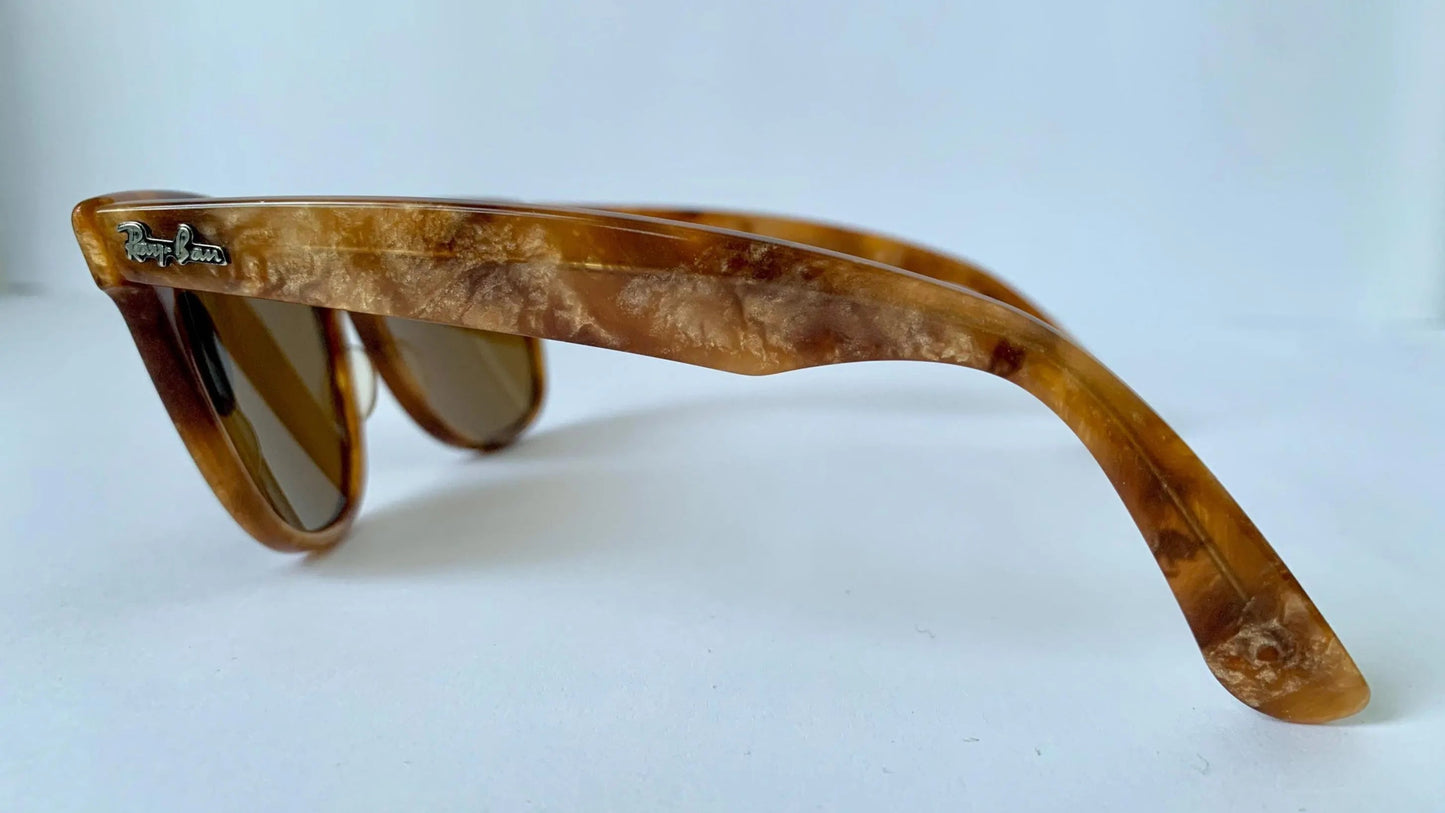 Ray Ban B&L USA vintage sunglasses - Wayfarer II Blonde Frost limited edition