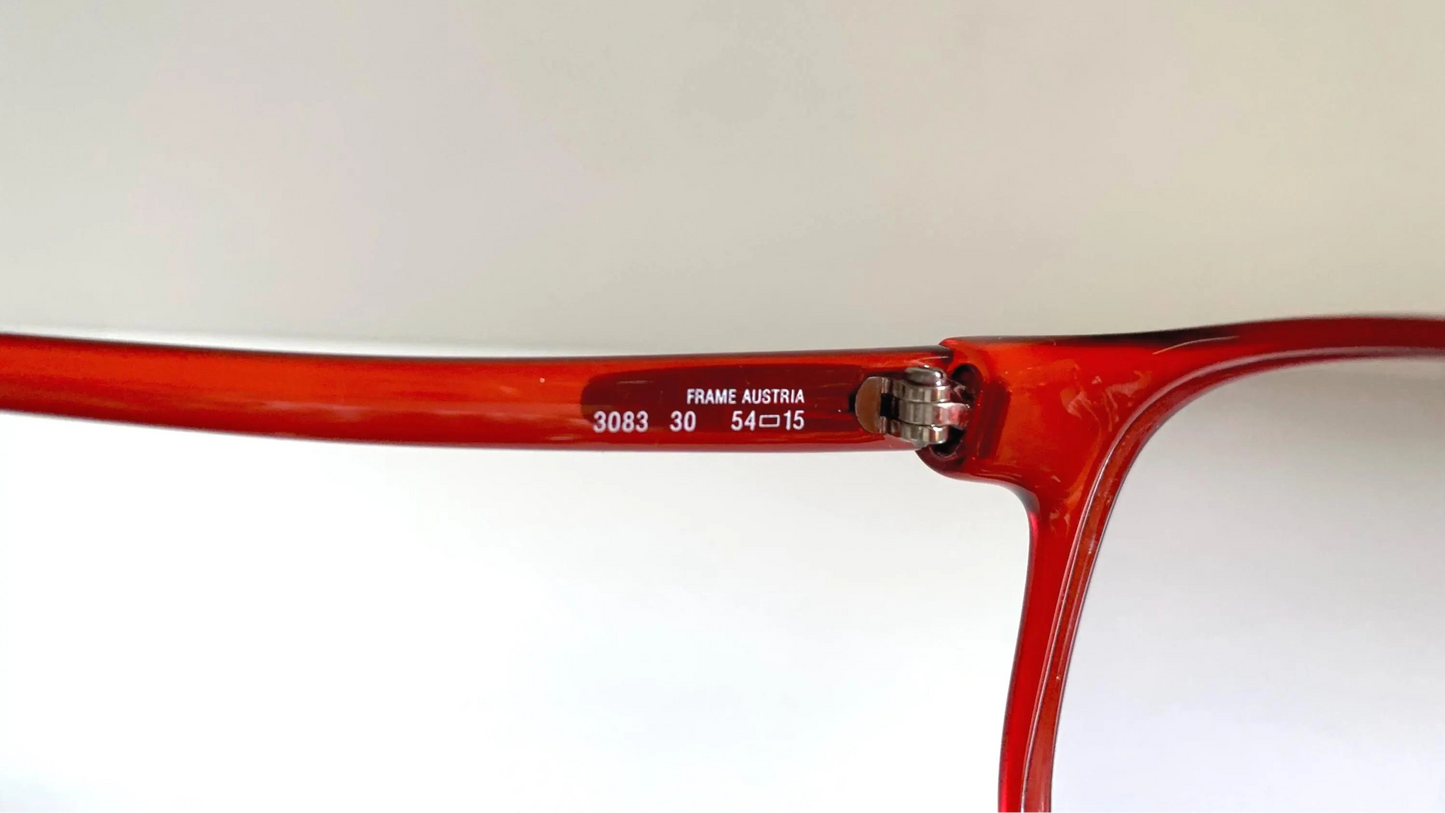 Cobra Optyl 70s vintage glasses - 3083 red frames