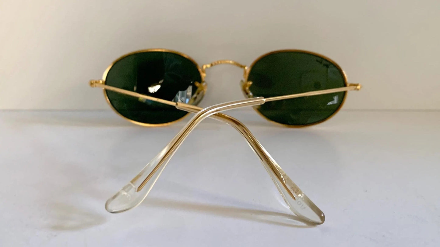 Vintage Ray Ban B&L USA sunglasses - W0976 Classic Oval Gold