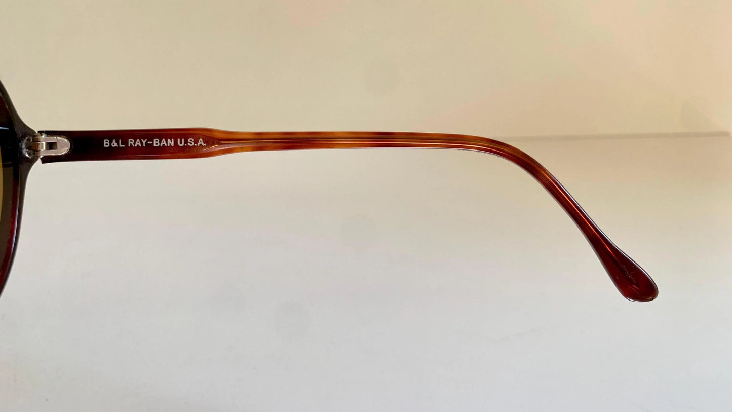 Ray Ban B&L USA vintage sunglasses - 62mm Traditionals STYLE A Aviators brown frame
