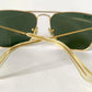 Ray Ban B&L USA vintage sunglasses - Caravan 52 Gold 80s frames