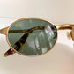 Ray Ban B&L USA vintage sunglasses - W2981 Highstreet brushed gold oval frames