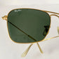 Ray Ban B&L USA vintage sunglasses - Caravan 52 Gold 80s frames