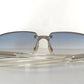 Prada 00s Y2K vintage sunglasses - blue rimless frames
