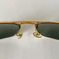 Ray Ban B&L USA vintage sunglasses - Caravan 52 Gold 80s frames