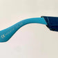 Gianni Versace vintage 90s sunglasses - 417/P 938 blue leather frames