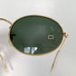 Ray Ban B&L USA vintage sunglasses - W0976 Classic Oval Gold
