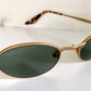 Ray Ban B&L USA vintage sunglasses - W2981 Highstreet brushed gold oval frames