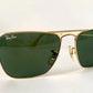 Ray Ban B&L USA vintage sunglasses - Caravan 52 Gold 80s frames