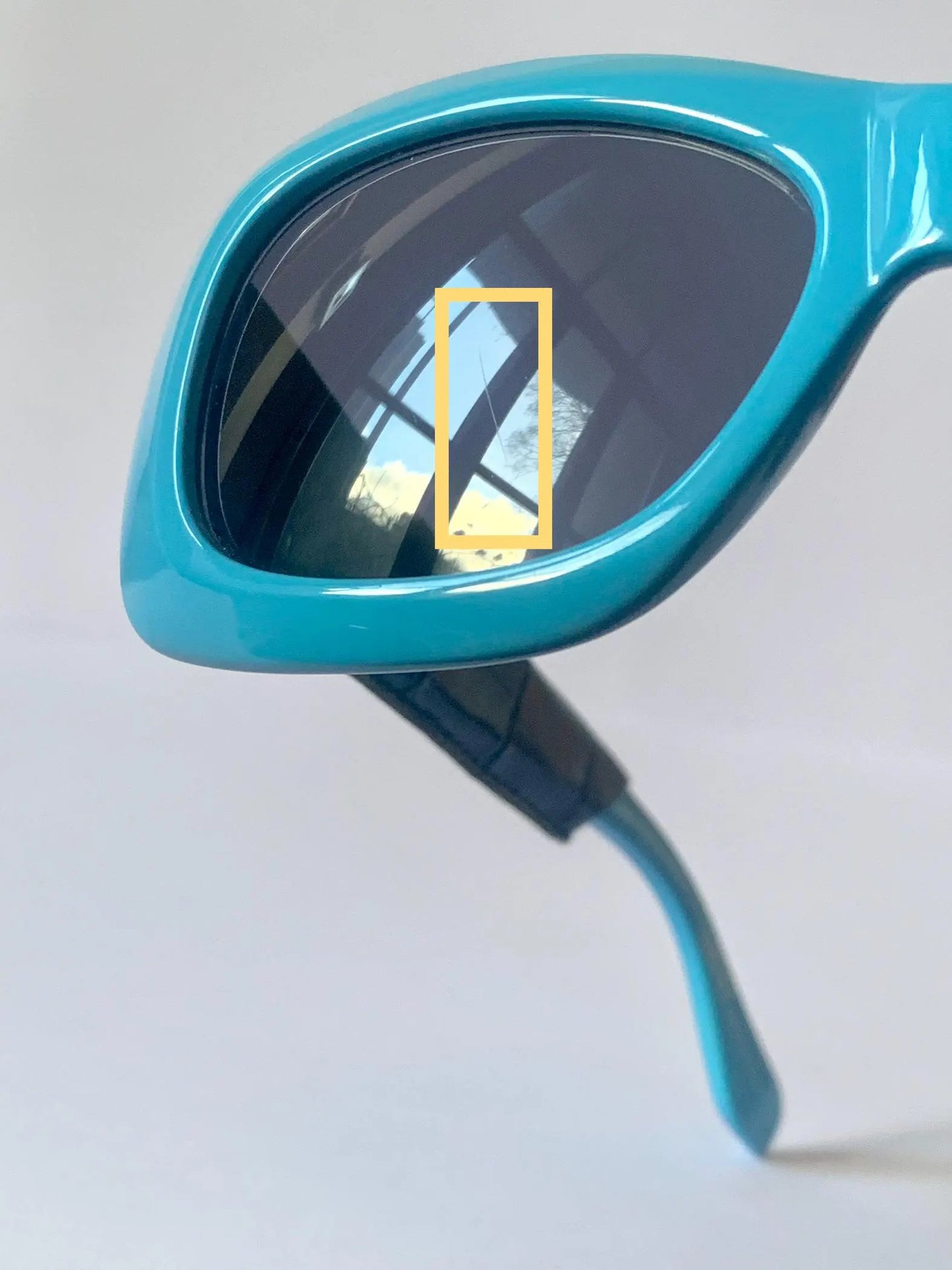 Gianni Versace vintage 90s sunglasses - 417/P 938 blue leather frames