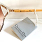 Christian Dior leather XXL vintage sunglasses - 2250 white and brown python frames