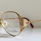 Christian Dior Vintage glasses - 2362 strass golden metal frames
