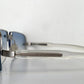 Prada 00s Y2K vintage sunglasses - blue rimless frames