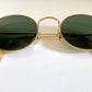Ray Ban B&L USA vintage sunglasses - W0976 Classic Oval Gold