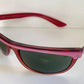 Ray Ban B&L USA vintage sunglasses - Balorama pink and red 80s frames