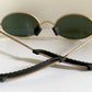 Ray Ban B&L USA NOS vintage sunglasses - W2388 Orbs gold matte frame