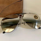 Ray Ban B&L Shooters Aviators 62mm - double gradient mirrored vintage sunglasses