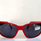 Yves Saint Laurent 00s sunglasses - 6505 red frame YSL logos