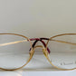 Christian Dior Vintage glasses - 2362 strass golden metal frames