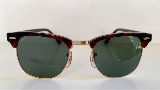 Ray Ban B&L USA vintage sunglasses - W0366 Clubmaster Brown