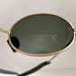 Ray Ban B&L USA NOS vintage sunglasses - W2388 Orbs gold matte frame