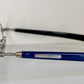 Jean Paul Gaultier 90s vintage glasses - Titanium frame / reversible blue and black temples