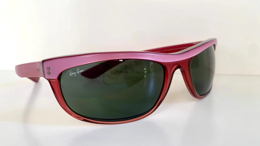 Ray Ban B&L USA vintage sunglasses - Balorama pink and red 80s frames