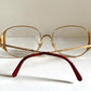 Christian Dior Vintage glasses - 2362 strass golden metal frames