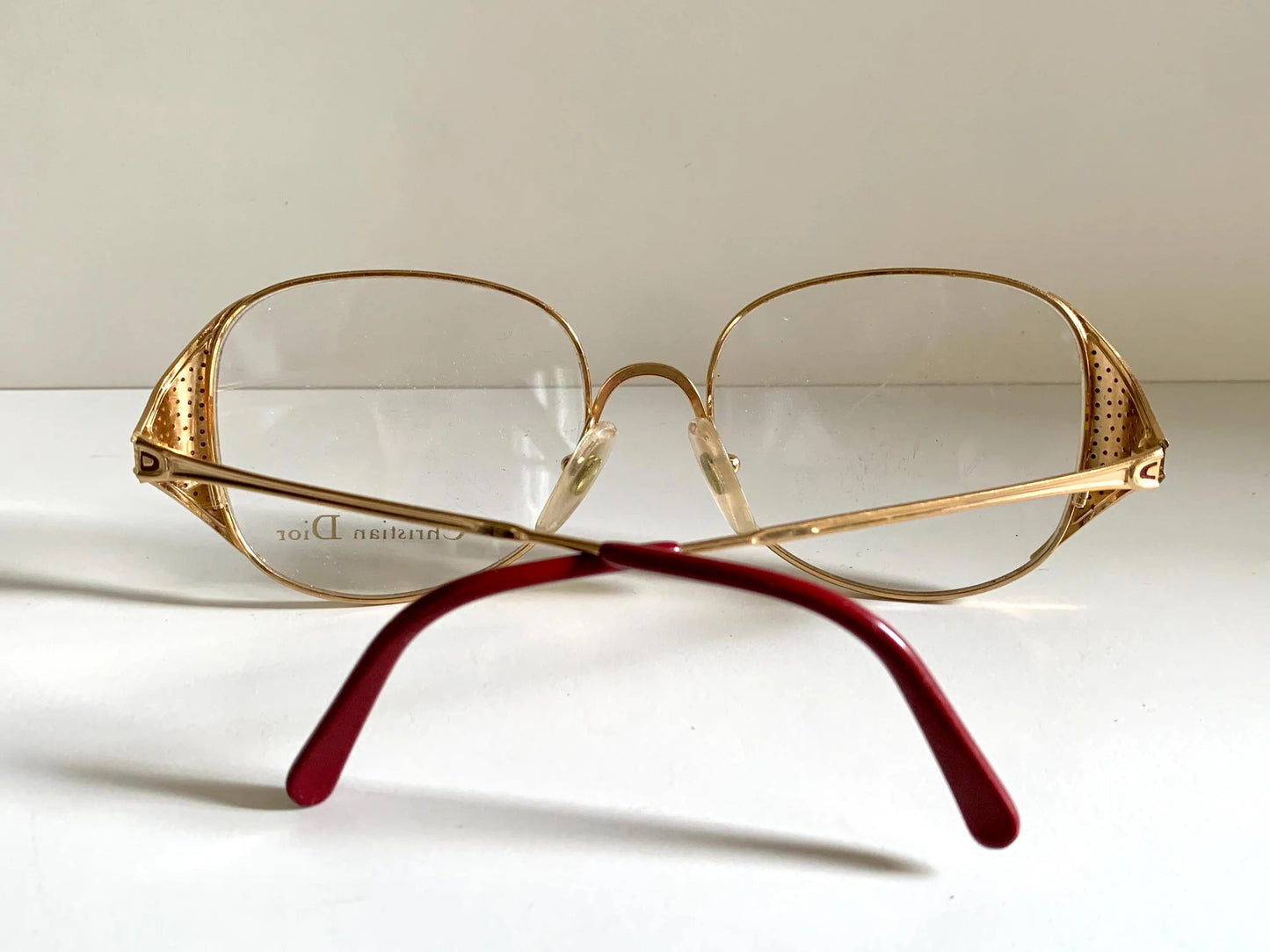 Christian Dior Vintage glasses - 2362 strass golden metal frames