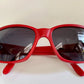 Yves Saint Laurent 00s sunglasses - 6505 red frame YSL logos