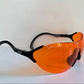 Ray Ban B&L USA 90s vintage sunglasses -  Xrays X3 Amber Sports wrap frame