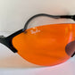 Ray Ban B&L USA 90s vintage sunglasses -  Xrays X3 Amber Sports wrap frame