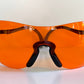 Ray Ban B&L USA 90s vintage sunglasses -  Xrays X3 Amber Sports wrap frame