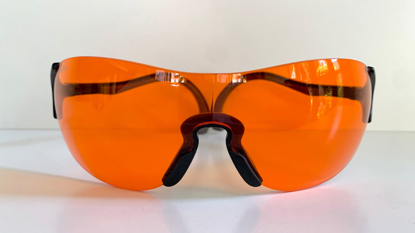Ray Ban B&L USA 90s vintage sunglasses -  Xrays X3 Amber Sports wrap frame