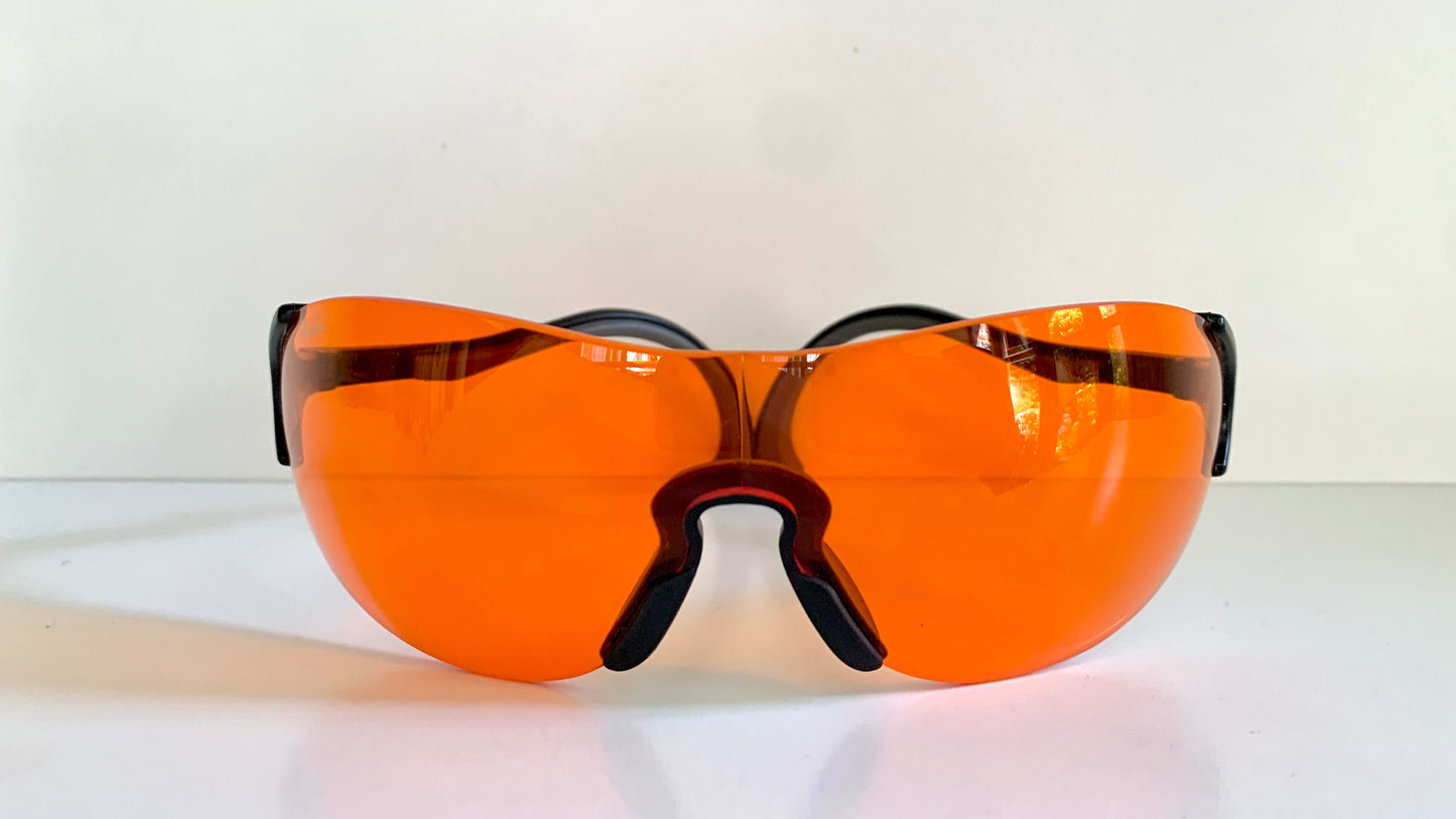 Ray Ban B&L USA 90s vintage sunglasses -  Xrays X3 Amber Sports wrap frame