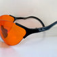 Ray Ban B&L USA 90s vintage sunglasses -  Xrays X3 Amber Sports wrap frame