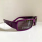 Gucci 90s vintage sunglasses - purple frame with Gucci logos