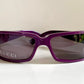 Gucci 90s vintage sunglasses - purple frame with Gucci logos