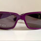 Gucci 90s vintage sunglasses - purple frame with Gucci logos