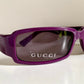 Gucci 90s vintage sunglasses - purple frame with Gucci logos