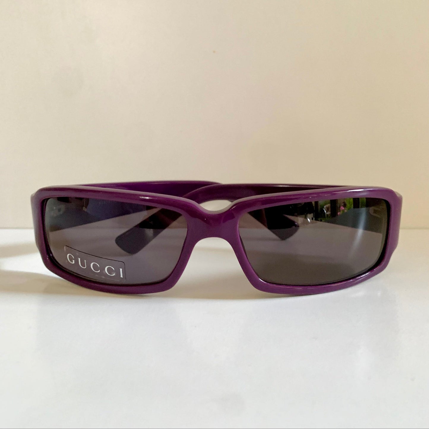 Gucci 90s vintage sunglasses - purple frame with Gucci logos