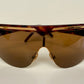 Valentino 90s vintage sunglasses - mask style gold and carey frames