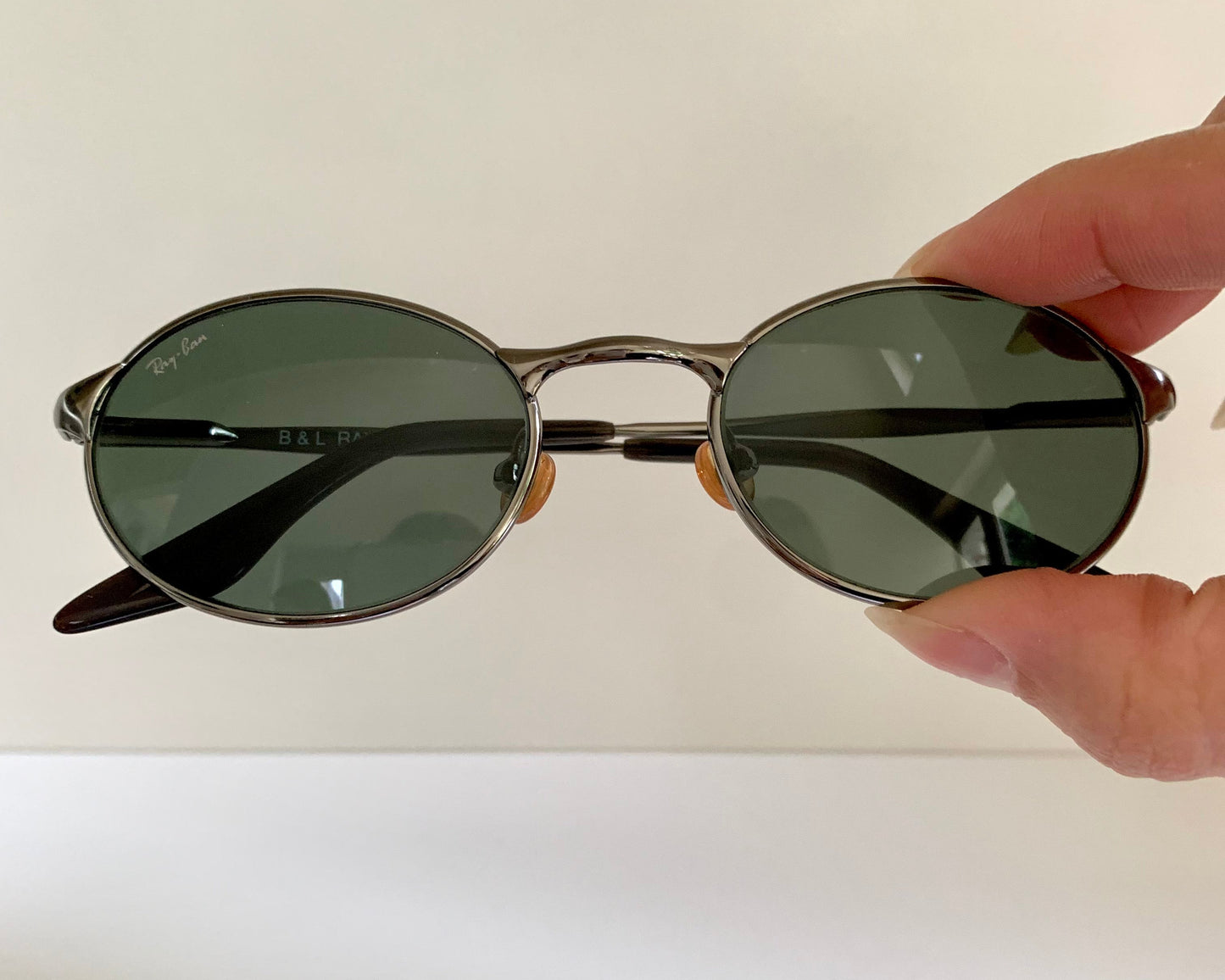 Ray Ban B&L USA vintage sunglasses - 90s W2839 Highstreet silver frames