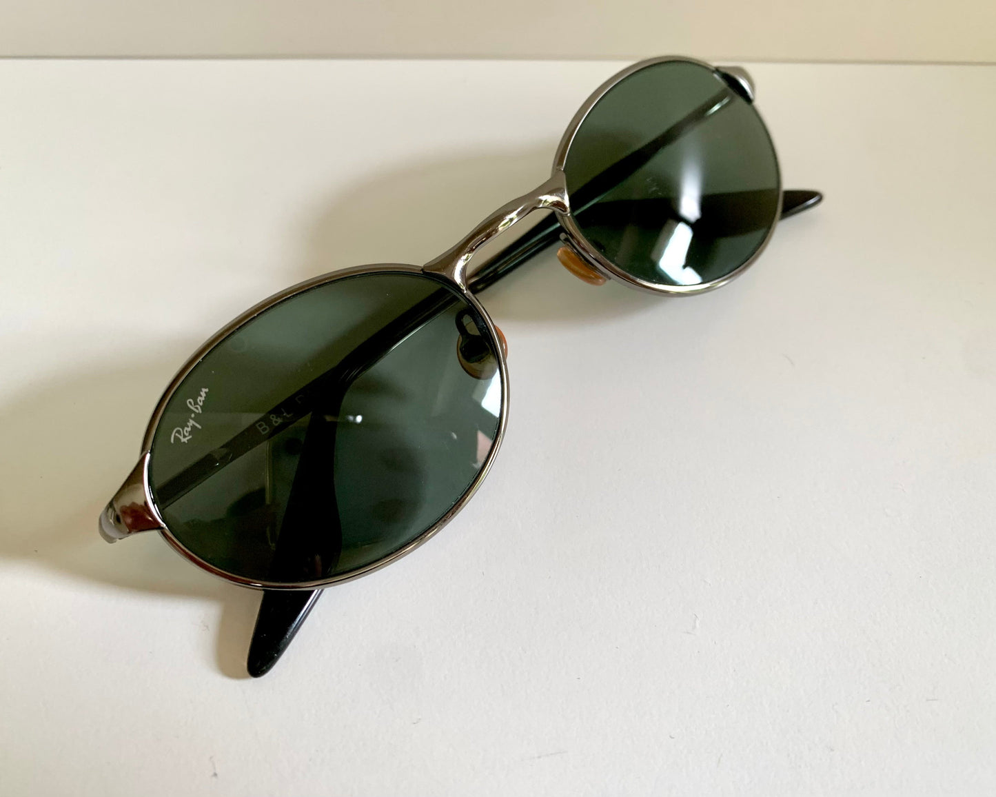 Ray Ban B&L USA vintage sunglasses - 90s W2839 Highstreet silver frames