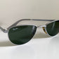 Ray Ban B&L  USA vintage sunglasses - W2194 Sidestreet Gridlock matte silver frame